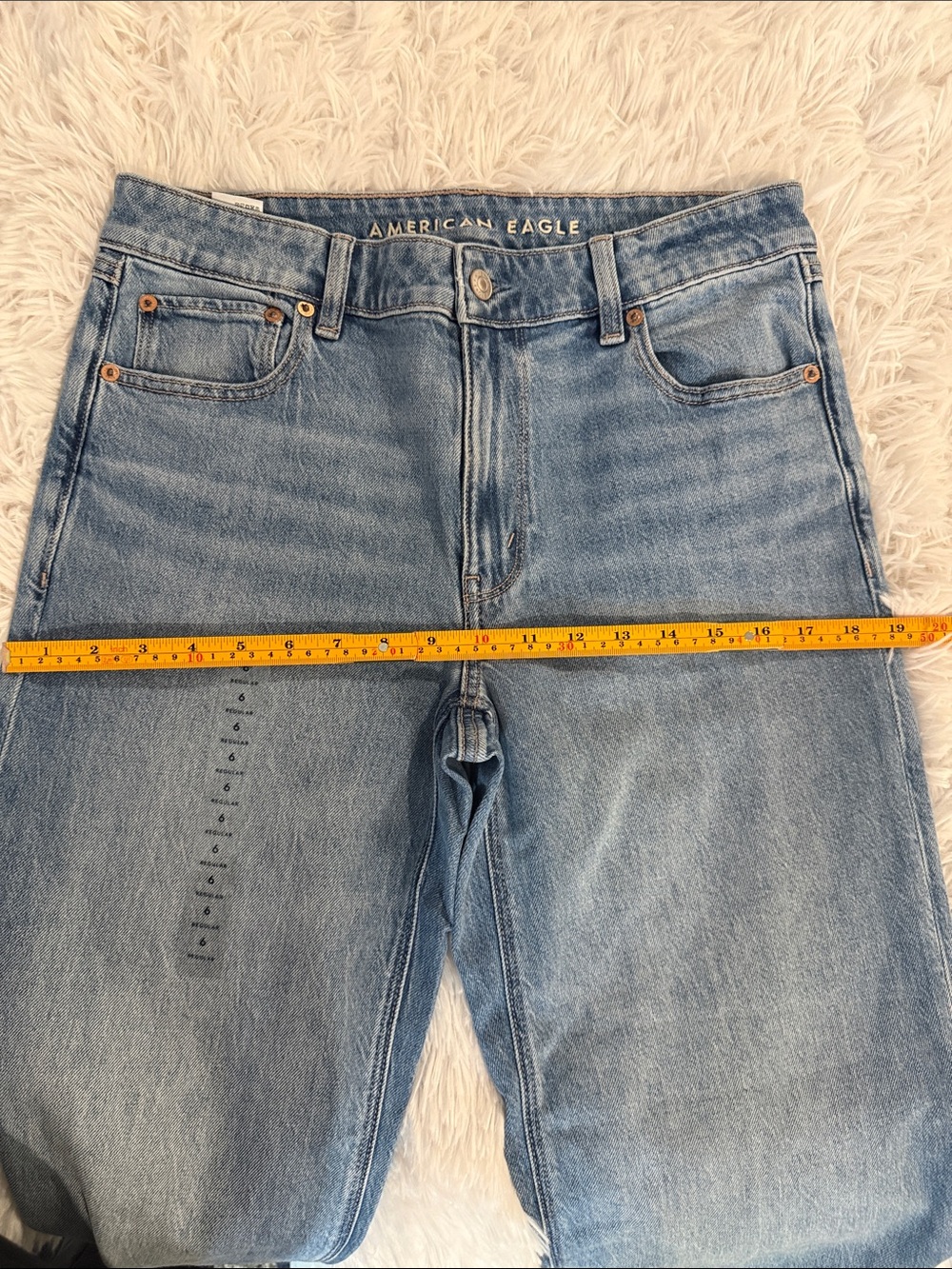 American Eagle high rise flare 6 NWOT - Picture 13 of 13